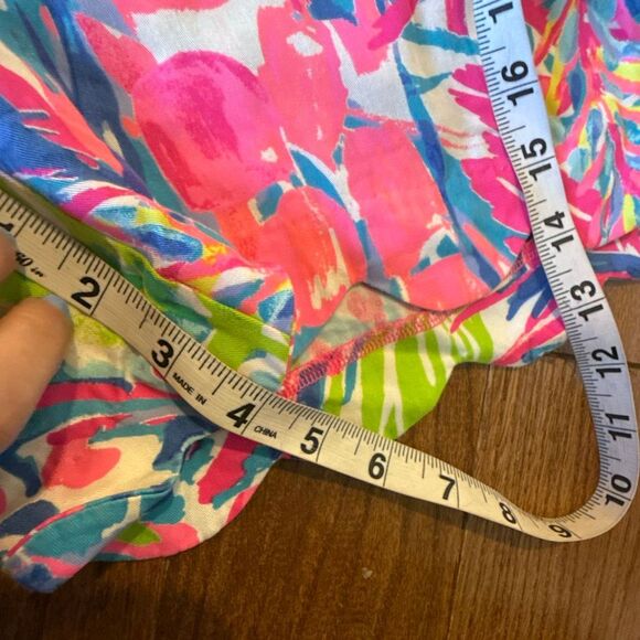 Lilly Pulitzer Dahlia Gumbo Limbo scalloped mini shorts small - Picture 7 of 10